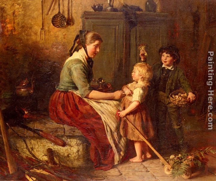 Felix Schlesinger The Mushroom Gatherers